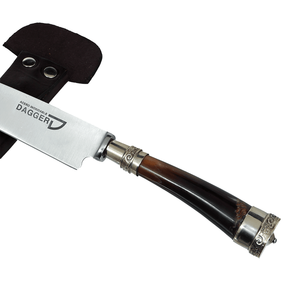 Cuchillo de Asta de Vaca y Alpaca - Imagen 6