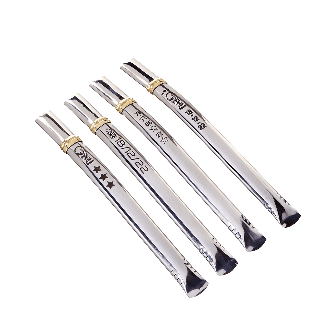 Bombilla Inoxidable Chata Edición Mundial