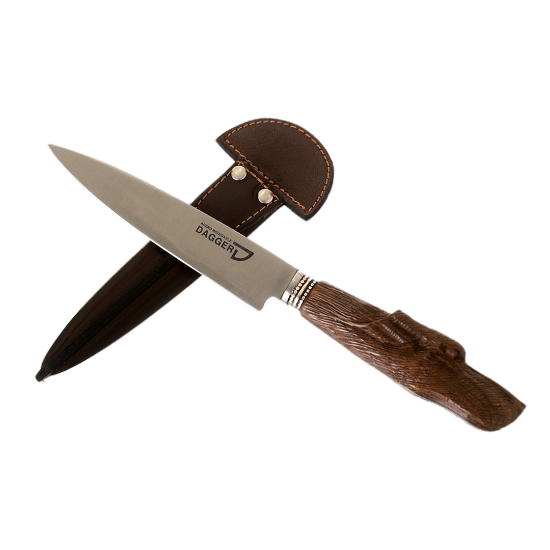 Cuchillo Con Cabo De Madera Perro