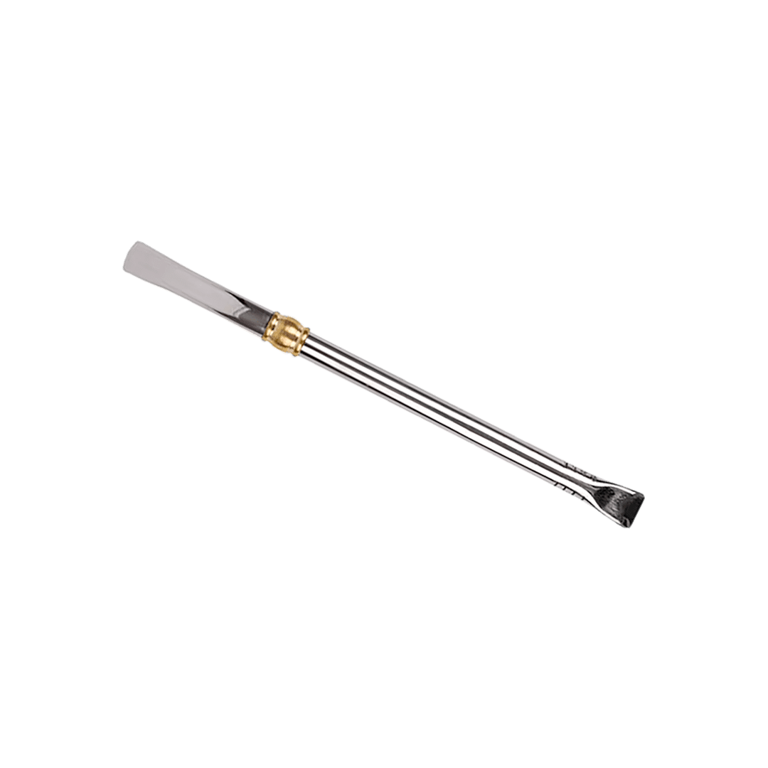 Bombilla Pico de Loro Inoxidable Chata Corta