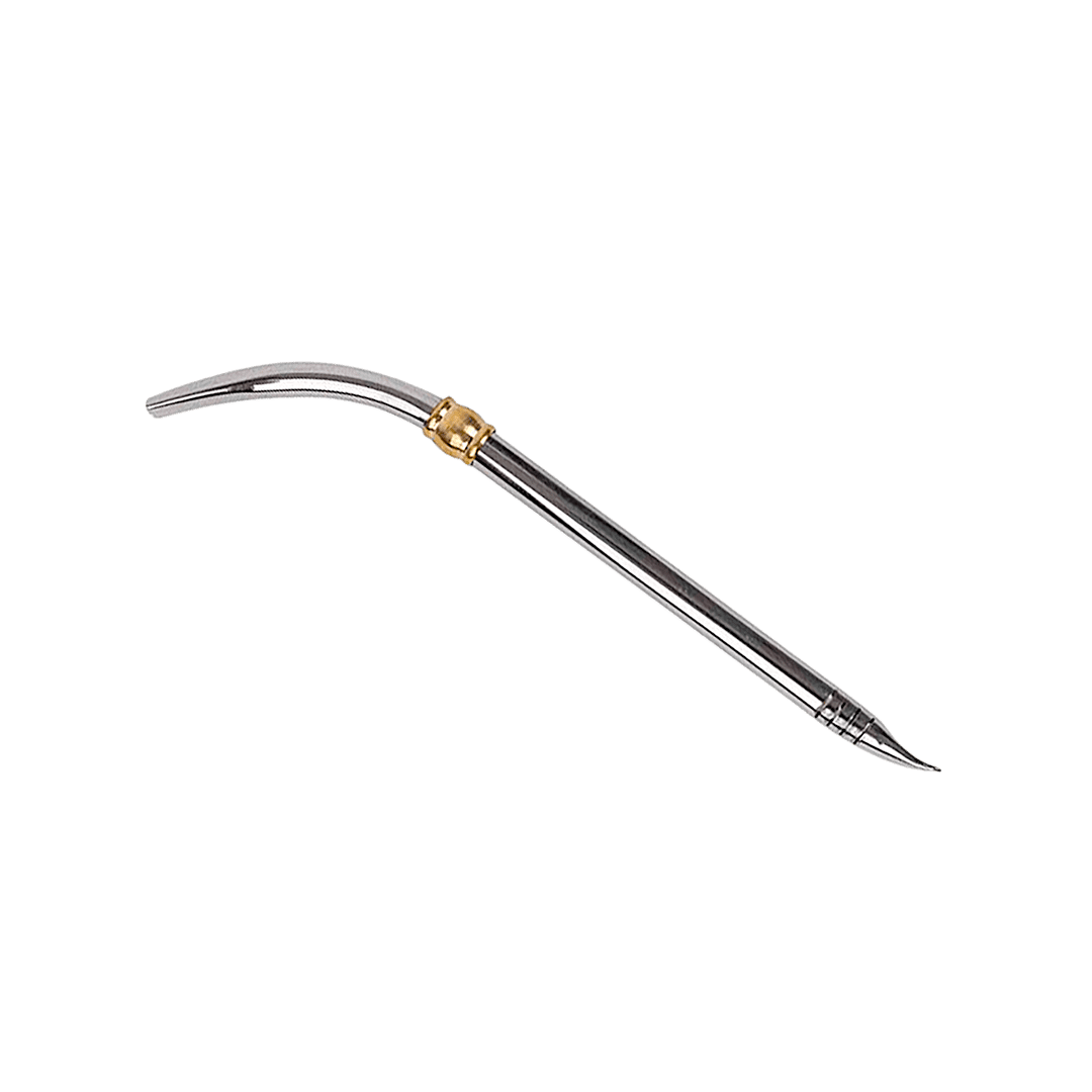 Bombilla Pico de Loro de Acero Inoxidable Chata Larga