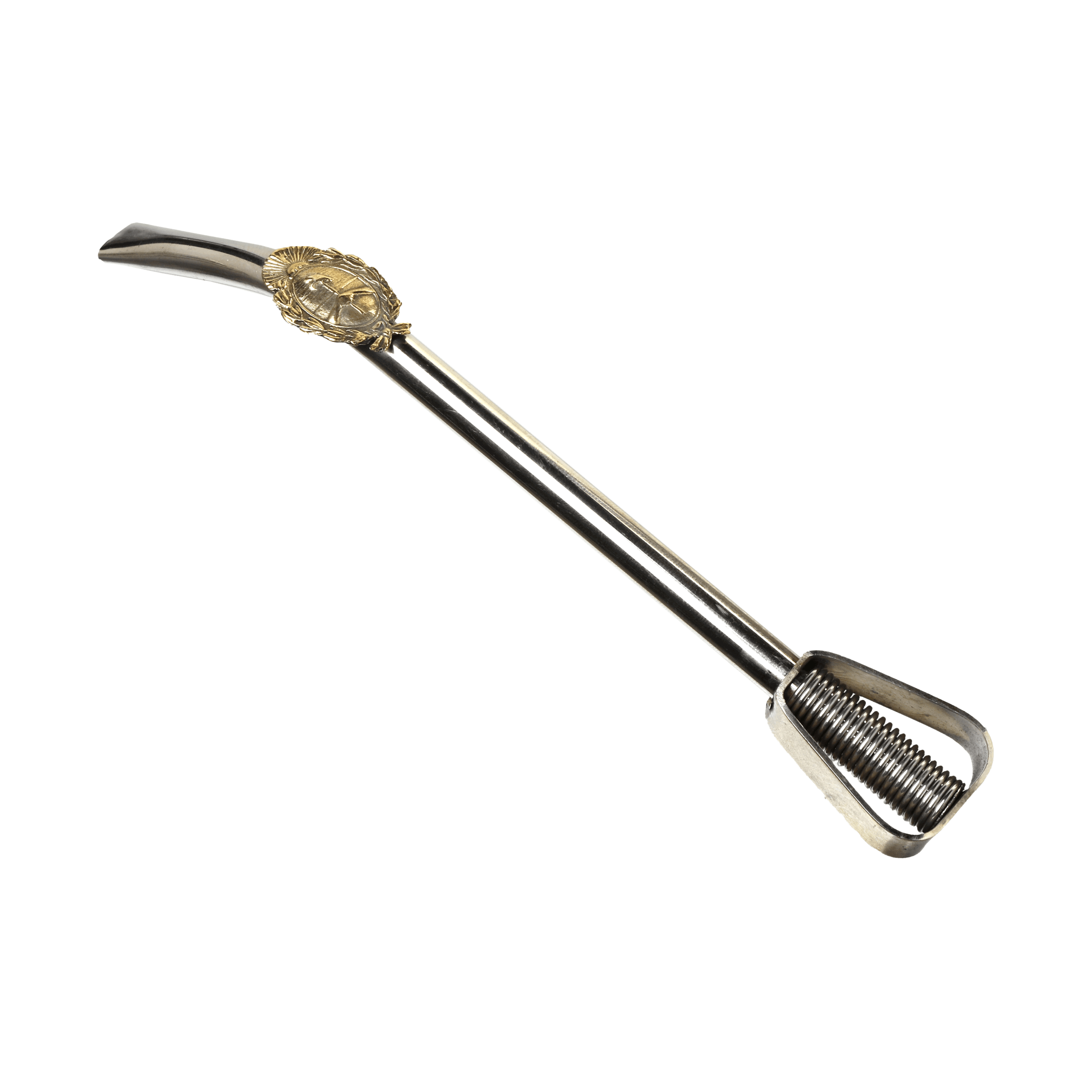 Bombilla de Alpaca con Escudo Nacional