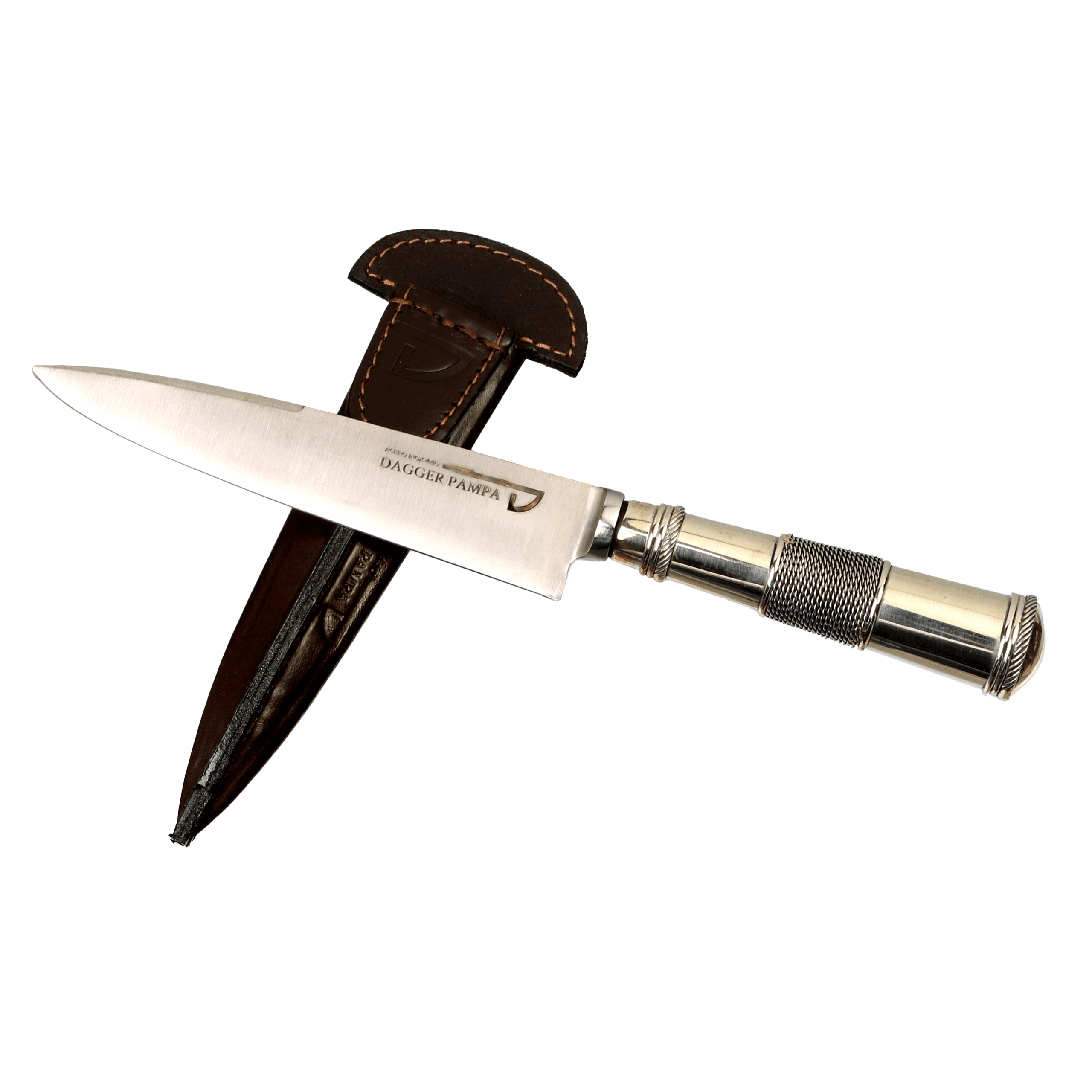 Cuchillo de Acero Inoxidable 440 Cabo Alpaca y Alambre