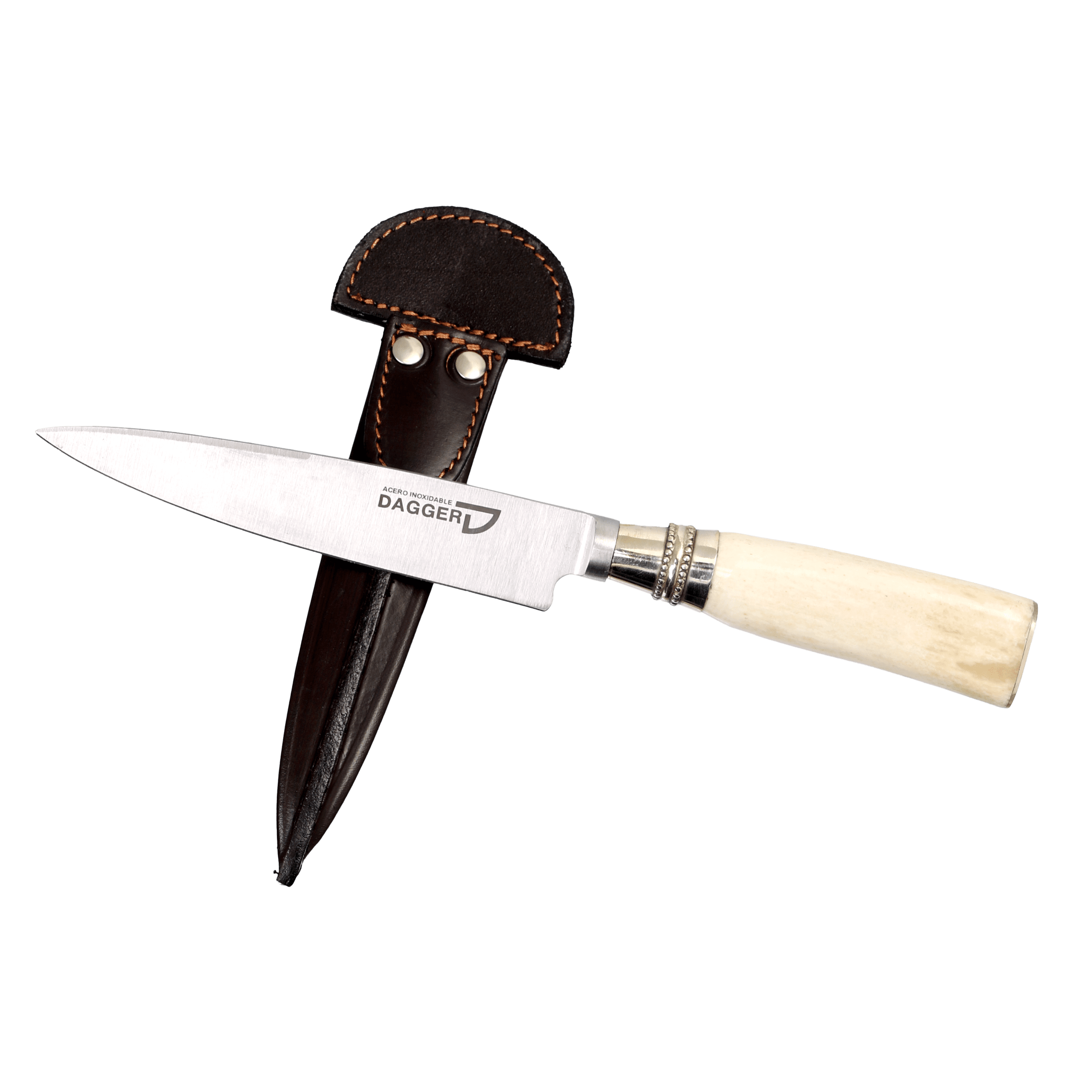 Cuchillo Cabo de Hueso de Potro y Alpaca 14 Cm