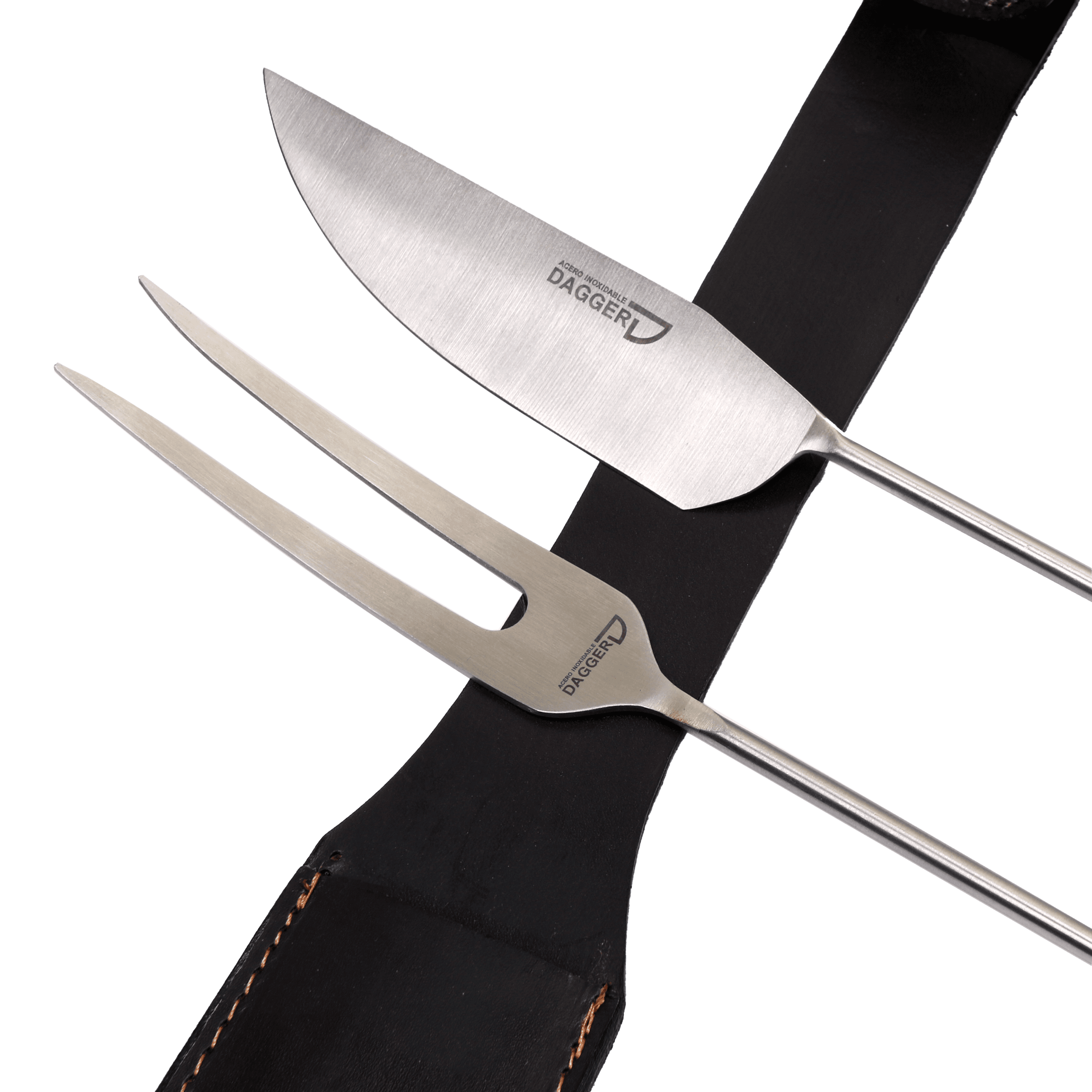 Juego Parrillero Cabo Madera Galloneada