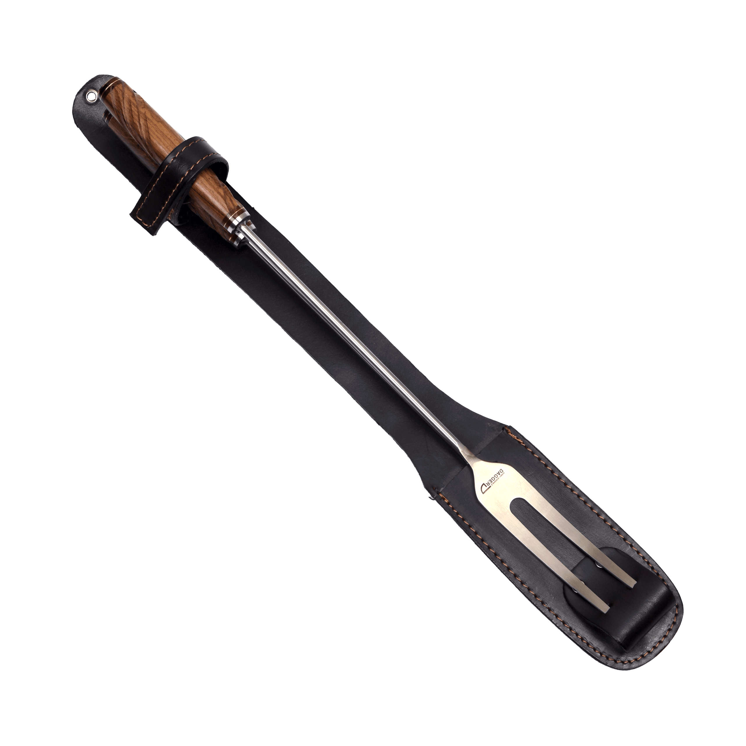 Juego Parrillero Cabo Madera Galloneada