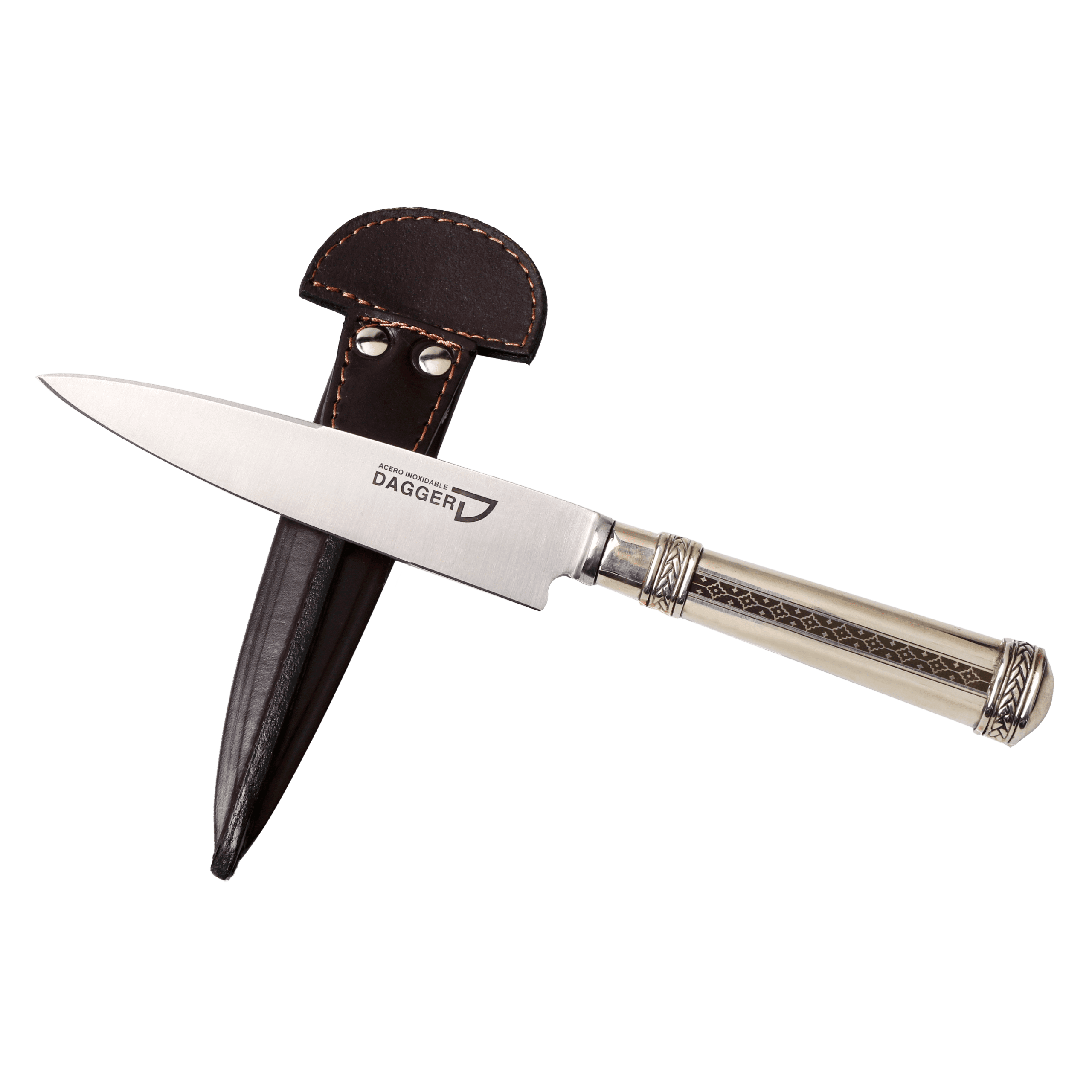 Cuchillo Cabo De Alpaca con Detalle Grabado 14 cm