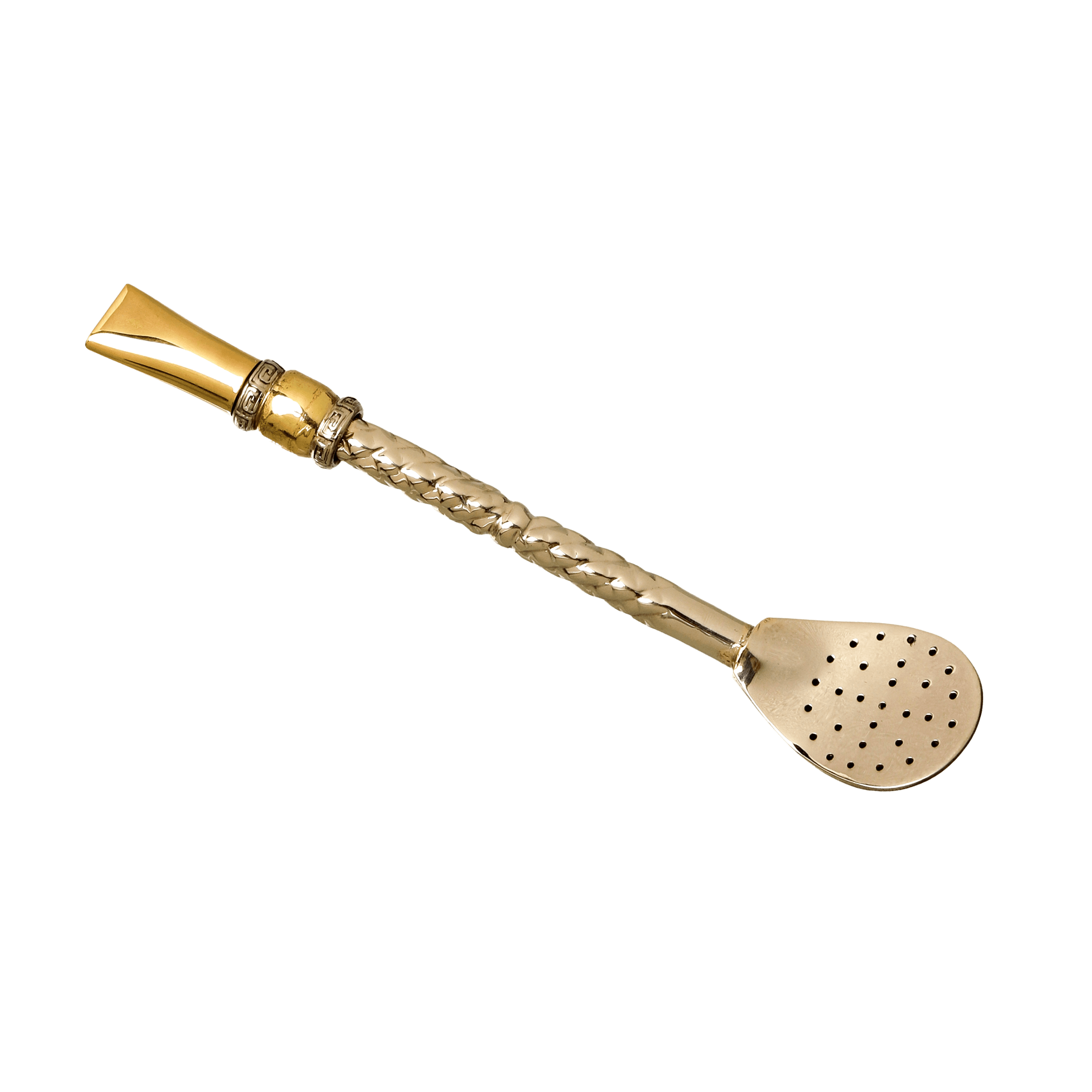 Bombillón de alpaca cincelado