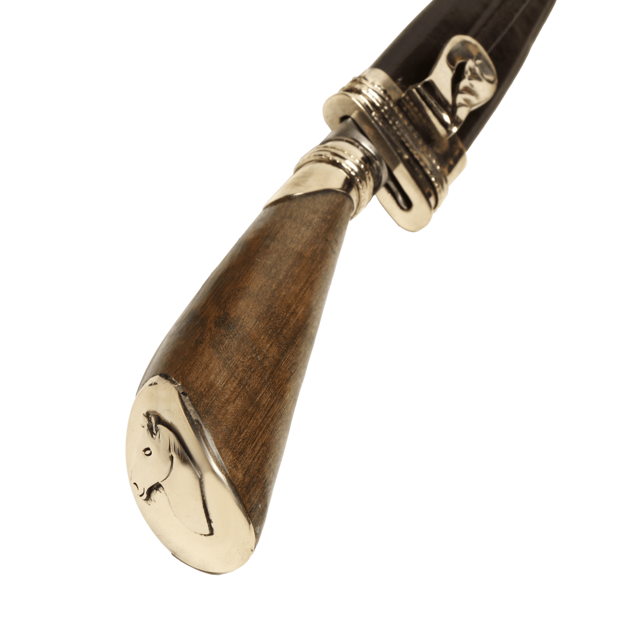 Facon Cabo Madera de Laurel con Culata de Alpaca con Dije y Vaina Picasa 14 cm