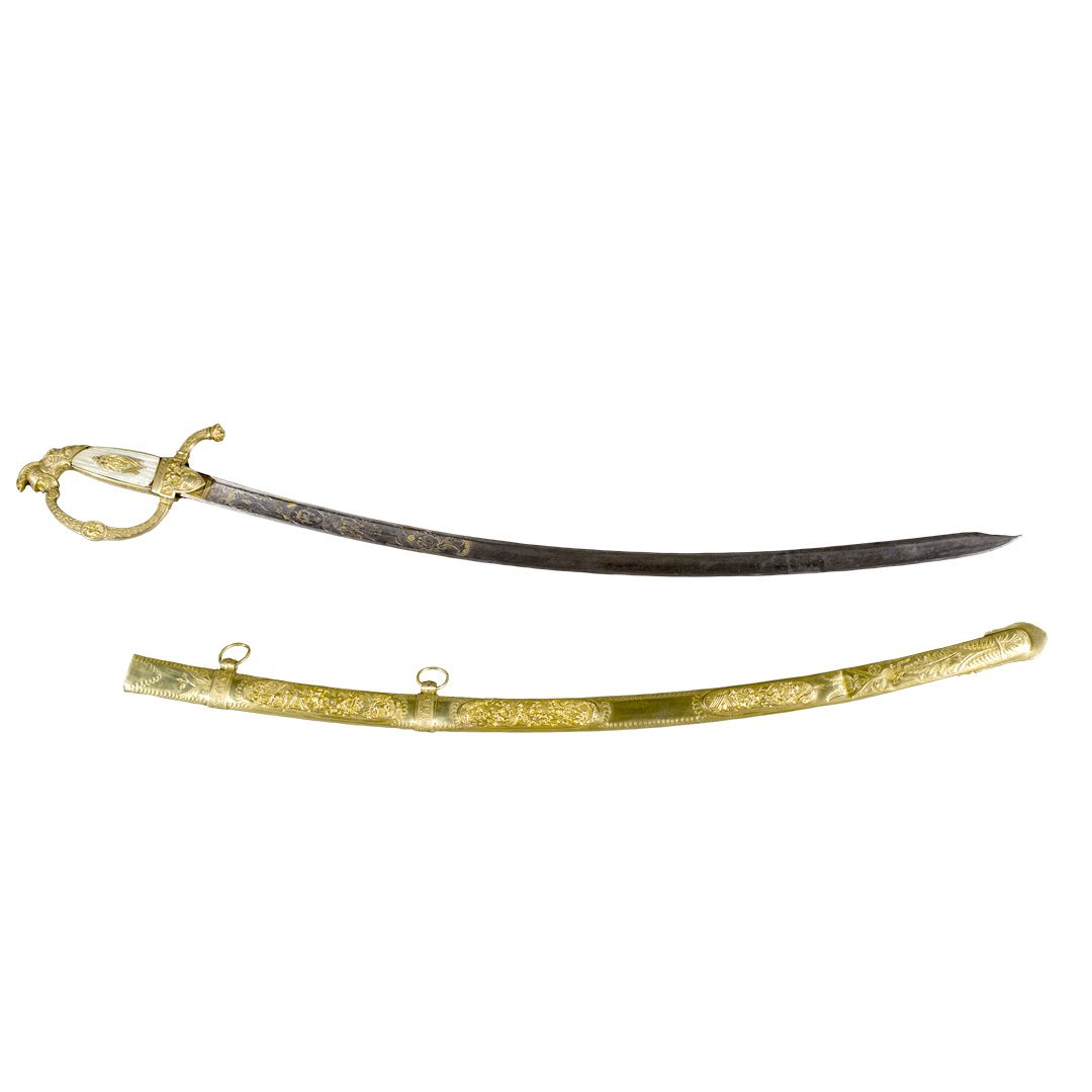 El sable representación de la amistad y vínculo entre los próceres