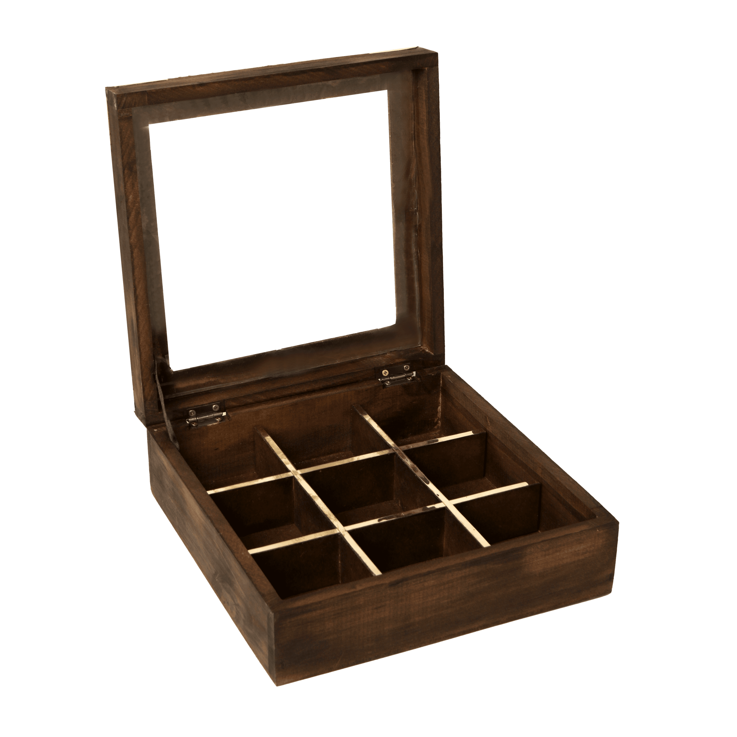 Caja de Té de Alpaca con detalles Trenzados - Imagen 2