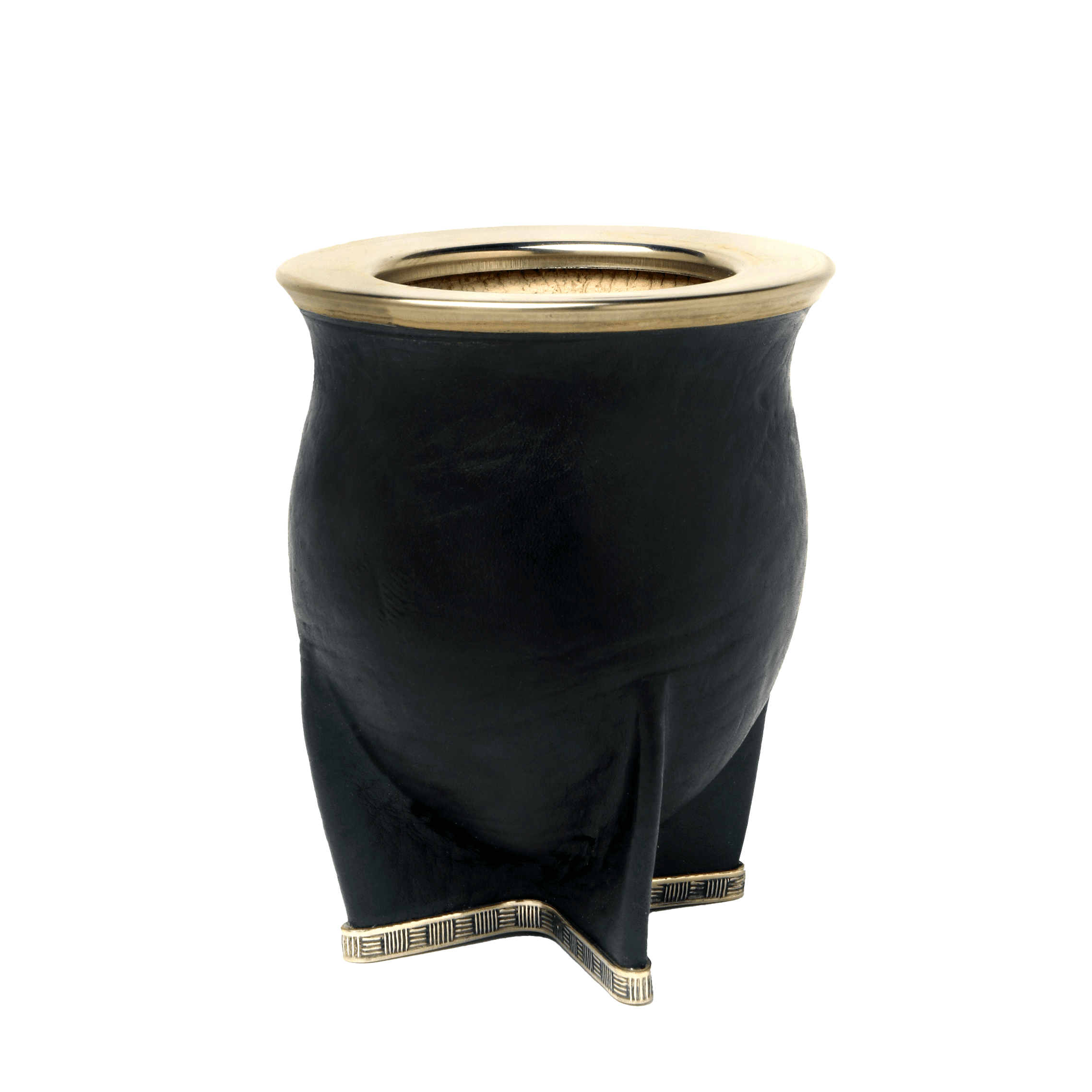 Mate Camionero Con Virola Y Base de Alpaca